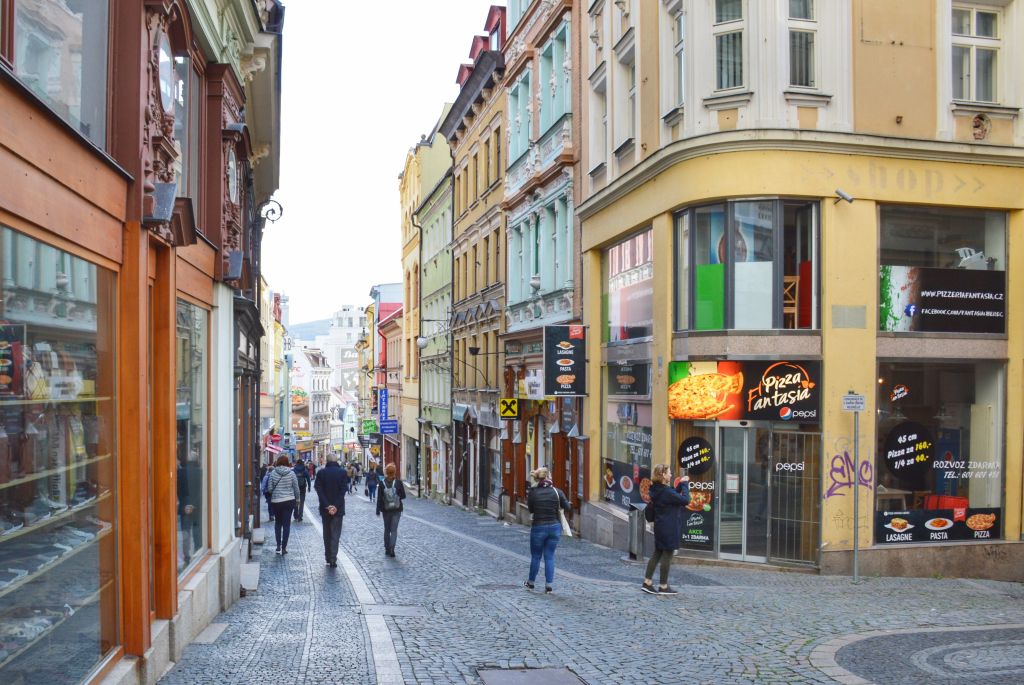 Winkelstraat Liberec