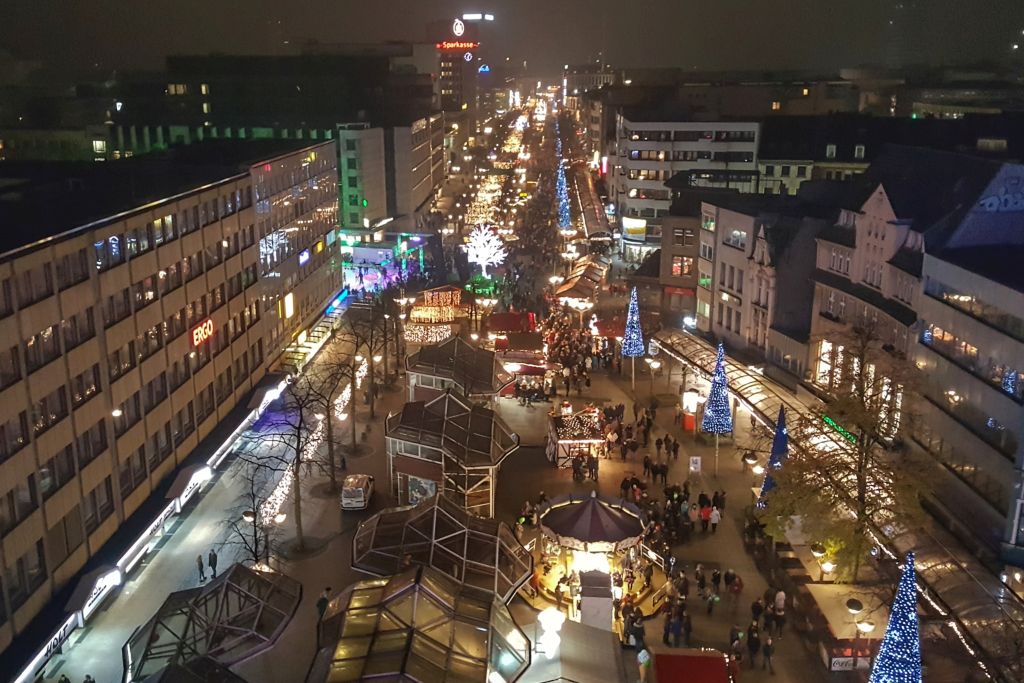 Uitzicht reuzenrad Duisburg