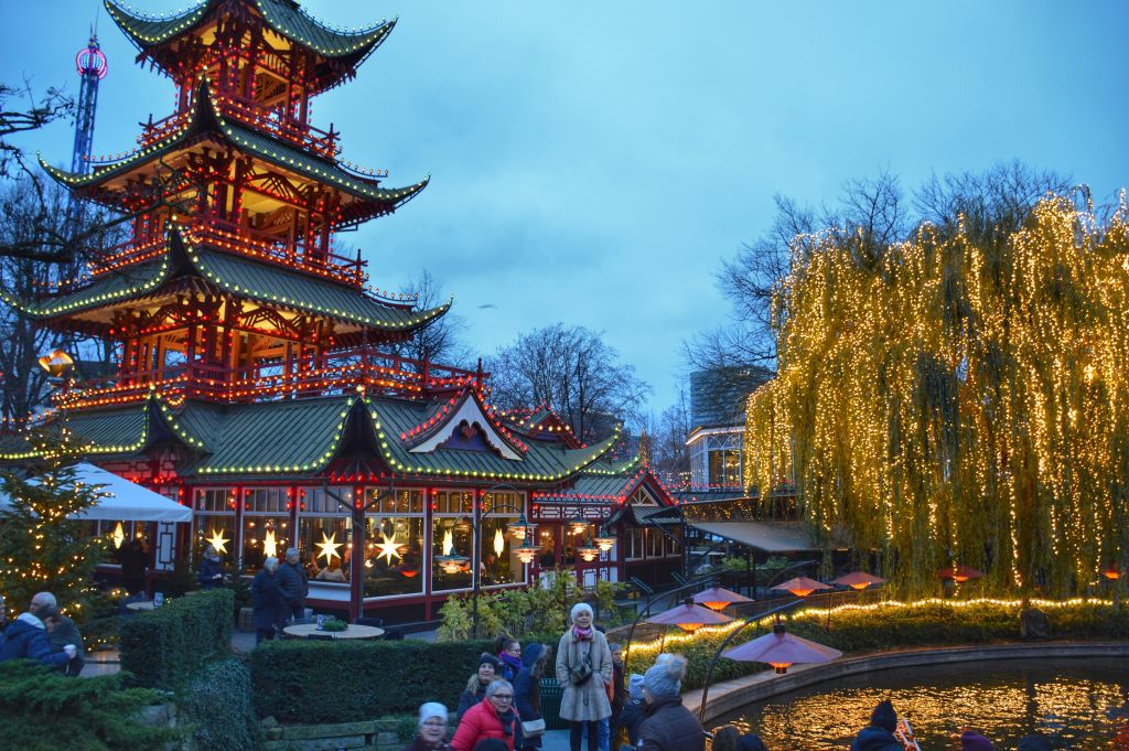 Kerst in Tivoli Kopenhagen