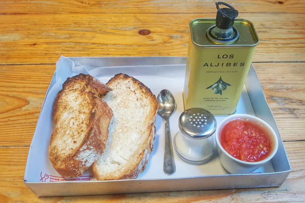 Pan con tomate Valencia