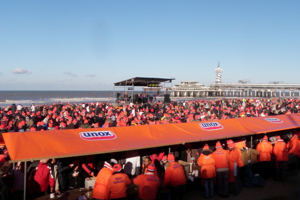 Nieuwjaarsduik Scheveningen