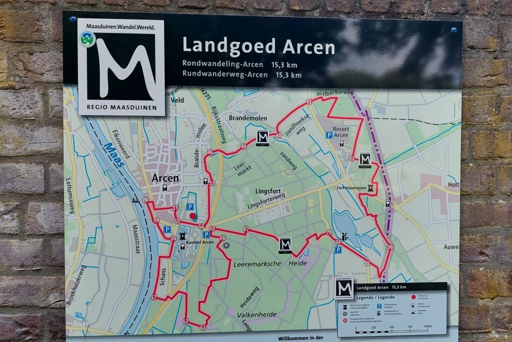 Wandelroute Landgoed Arcen