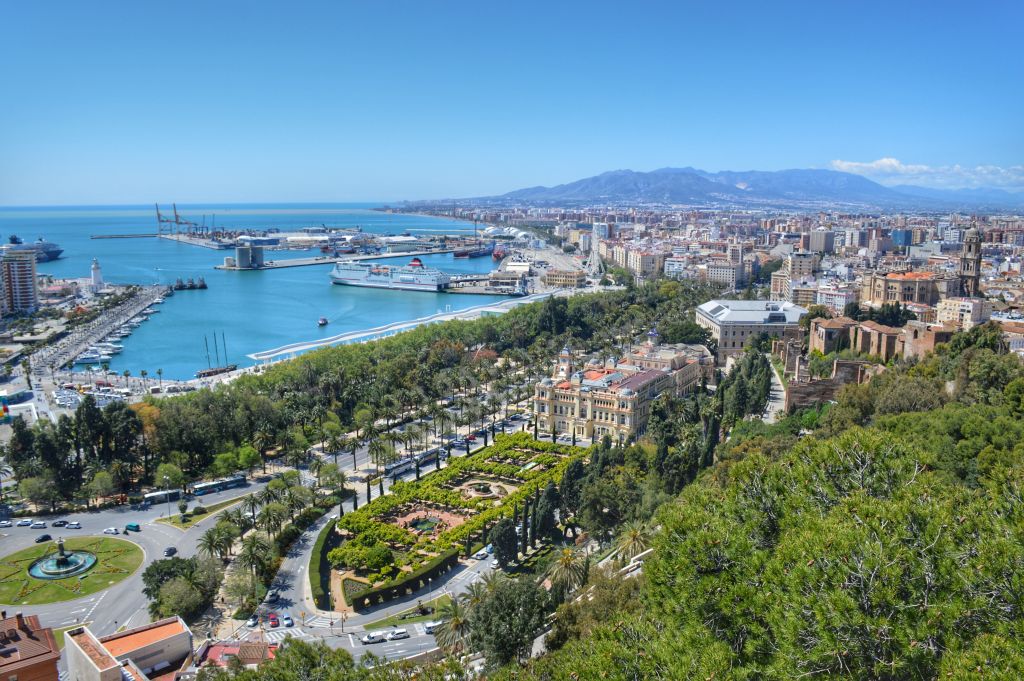 Uitzicht Malaga