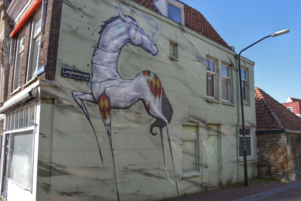 Muurschildering Beeldenstorm - Dordrecht
