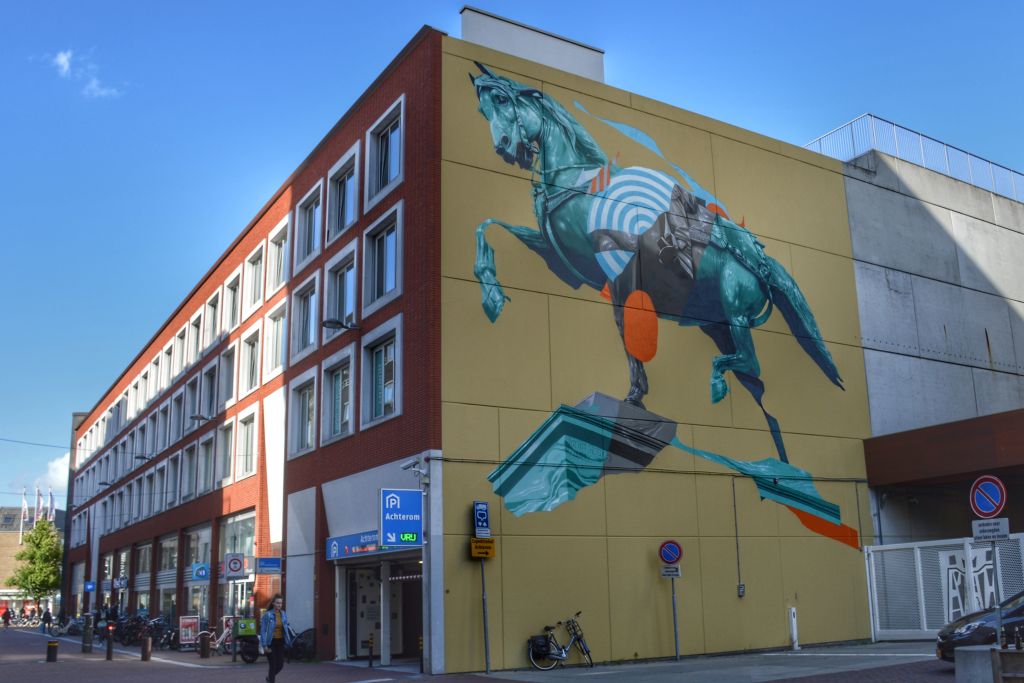 Muurschildering Ode aan de Synode - Dordrecht