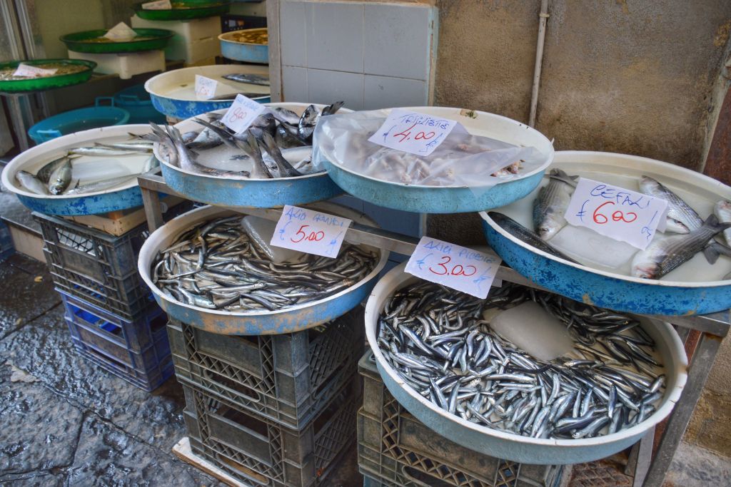 Vismarkt Napels