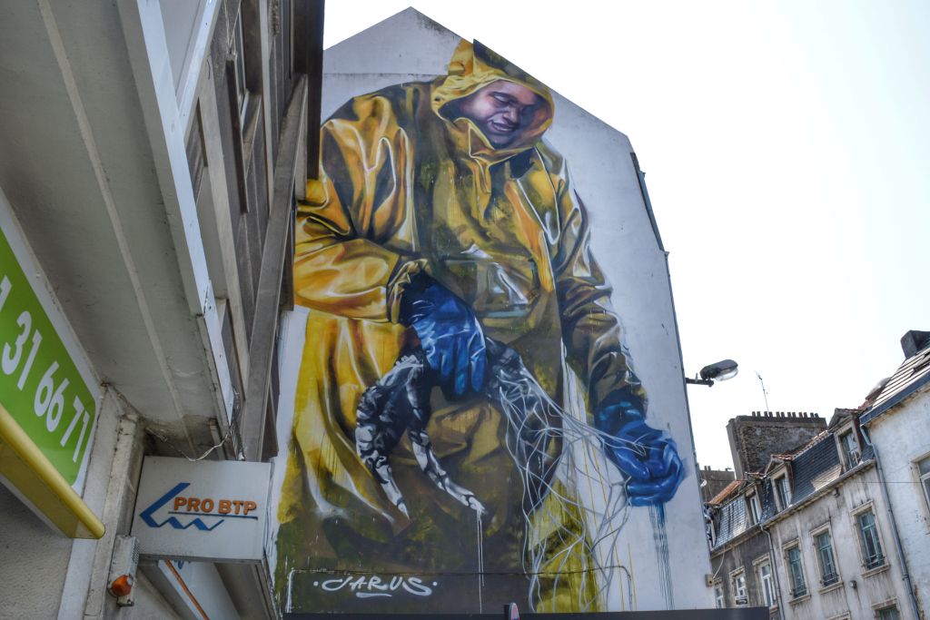 Mural Fisherman - Boulogne-sur-Mer