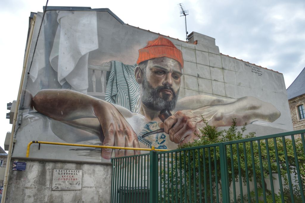 Muurschildering Boulogne-sur-Mer