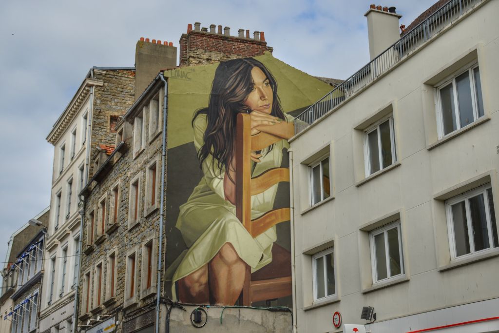 Muurschildering Boulogne-sur-Mer