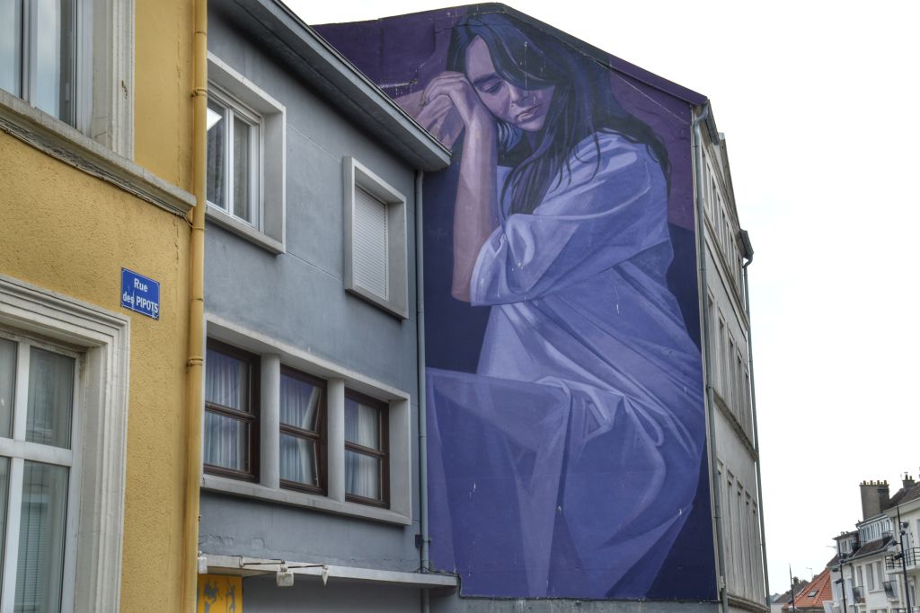 Muurschildering Boulogne-sur-Mer