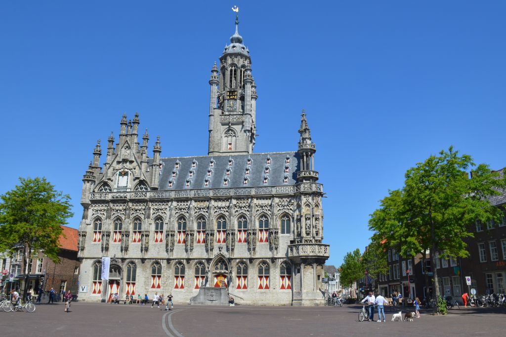 Het stadhuis in Middelburg