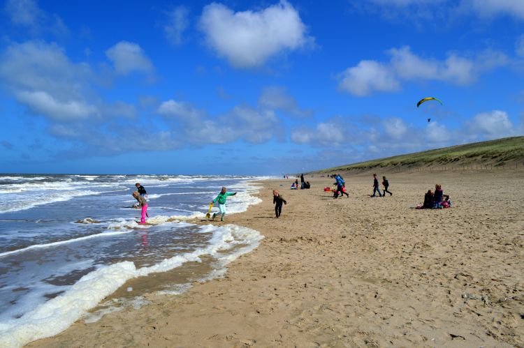 fietsen in de bollenstreek - strand