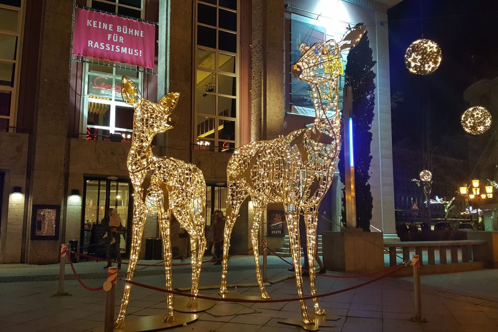 Lichtwegen kerstmarkt Essen