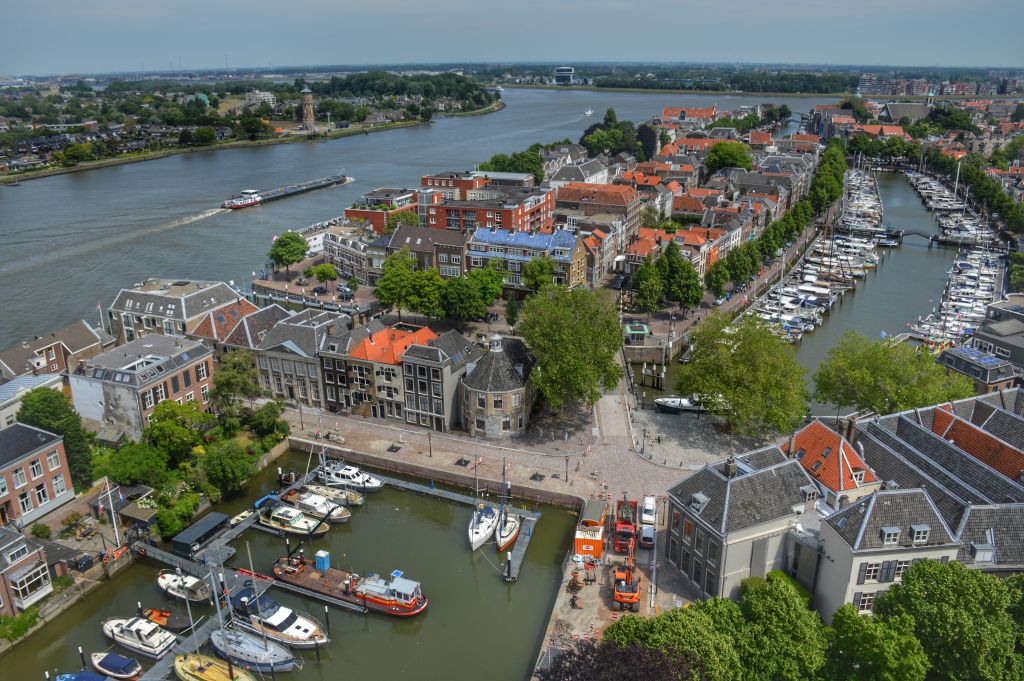 Uitzicht op Dordrecht