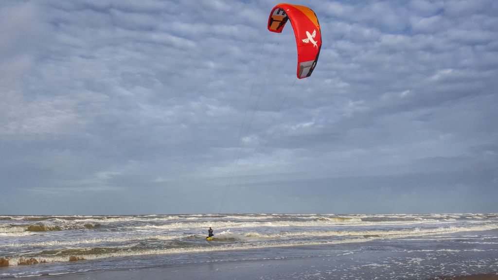 Kitesurfen Noordzee