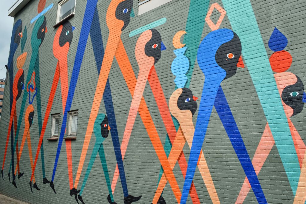 Muurschildering Breda