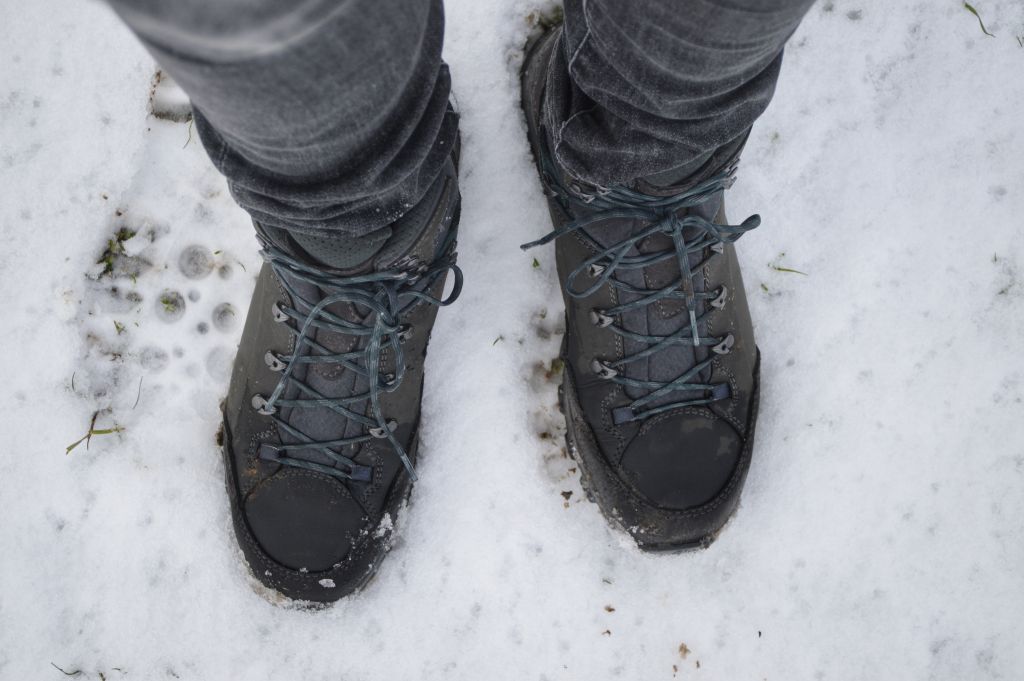 Wandelen in de sneeuw